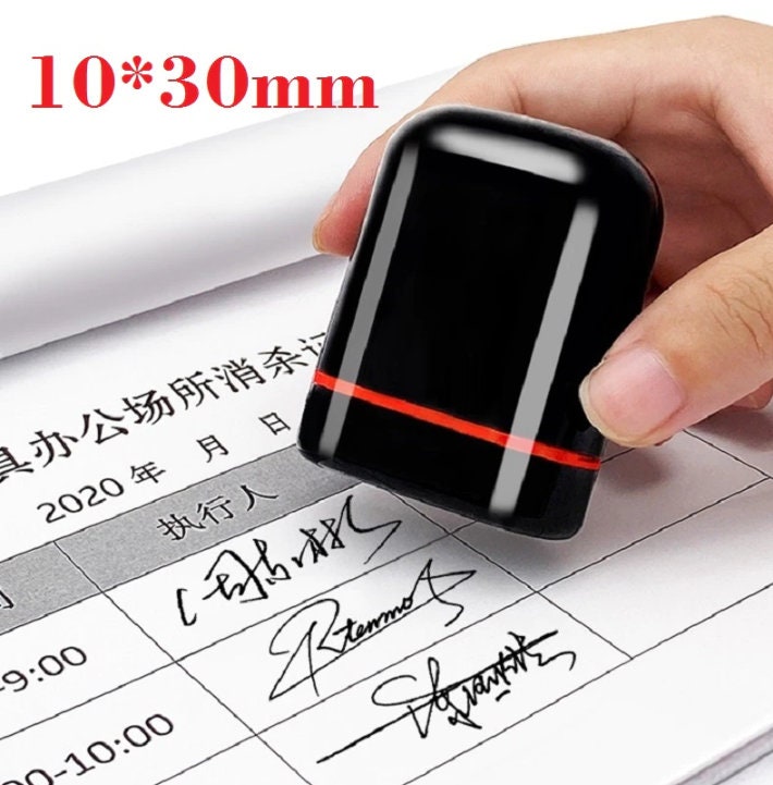 ตราประทับลายเซ็นต์สั่งทำ - ตรายางโลโก้ส่วนตัว - ตรายางชื่อ - หมึกตราแบรนด์ - สร้างตราของคุณเอง - ปรับแต่งสำหรับครูและธุรกิจ