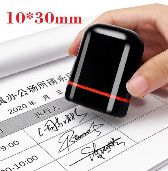 Custom Signature Stamp - Personalized Logo Stamper - Name Stamper - Branding Ink - Create Your Own Stamp - Customizable Teacher Business