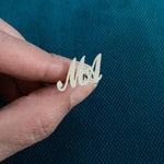 Personalized Cuff Links, Monogrammed Cufflinks with Initials, Boyfriend Husband Gift Metal Monogram, Groomsmen Gift, Wedding Gift for Him
