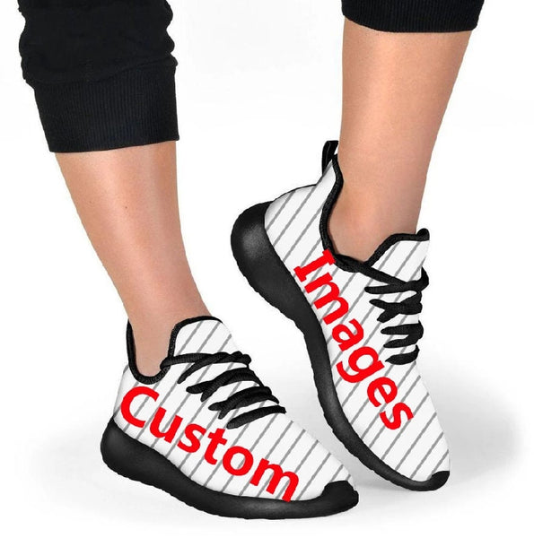 Personalized Sneakers Photo Gift - Custom Tennis Shoes- Shoes for your Company, Event or Wedding - Create Your Own Design Your Photo Image