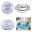 Diamond Candle Holder Mold - Cube Hollow Soap Mold Mould - Resin Mold -  Epoxy Mold - Silicone Round Cylinder Mold - DIY Craft Supplies