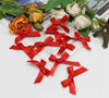 200 Pcs Mini Fabric Ribbon Bow Tie/Tiny Polyester Bows 35 mmx45 mm/Mix Hair Accessory Jewellery Making Wedding Favor Embellishment