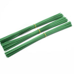 Floral Stems Wire Plastic DIY Bouquet Flower Wreath Centerpiece - Wire for Flower Arrangements Craft Artificial Flower Stems Wall Supplies