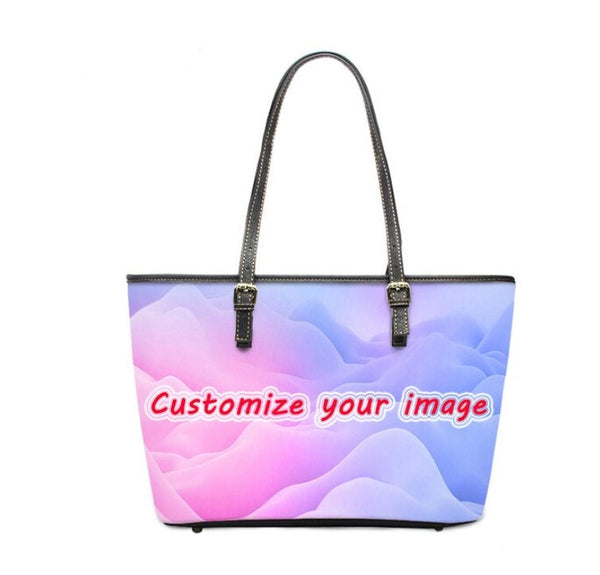Personalized Handbag,  Custom Shoulder Bag,  Add Your Photo, Artwork or Logo, Design Your Bag, Small Purse, Custom Gift, Messenger Crossbody