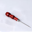 Mâner din lemn pentru ace de cusut manual - unelte pentru brățări din piele DIY, bijuterii, unelte de reparat, cârlig pentru ace de cusut - perforator pentru broderie