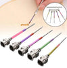 Sewing Punch Needle Awl Hand Stitching For DIY Leather Bracelet Jewelry Making Repair Tool Punch Sewing Needle Hook Tool - Punch Embroidery