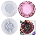 Bowl Resin Mold, Epoxy Resin Casting Round Bowl Mold for Fruit Plate, Jewelry Dish, Potted Plant Stand, Silicone Large Flower Tray Molds