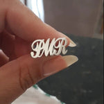 Personalized Cuff Links, Monogrammed Cufflinks with Initials, Boyfriend Husband Gift Metal Monogram, Groomsmen Gift, Wedding Gift for Him