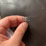 Personalized Cuff Links, Monogrammed Cufflinks with Initials, Boyfriend Husband Gift Metal Monogram, Groomsmen Gift, Wedding Gift for Him