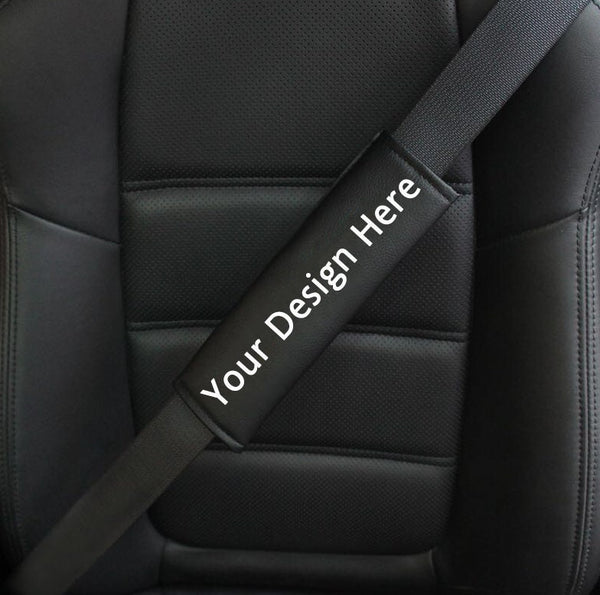 Custom Seat Belt Cover, Personalized Logo Monogram Seat Belt Pad, Car Accessories, New Driver Gift, Auto,  Emergency, Medical Alert