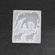 Animal Mold, Bear Elephant Dinosaur Shark Lama Chicken Maple Leaf Strawberry Mold, Keychain Jewelry Making Cooking Chocolate Clay Candy