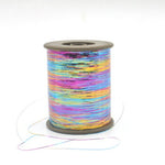 ด้ายเย็บผ้าสีเมทัลลิก - ด้ายเย็บผ้ากลิตเตอร์ - สีทอง เงิน และรุ้ง - ด้ายเย็บเครื่อง - ด้ายปักมือ - ขดด้ายโพลีเอสเตอร์อเนกประสงค์