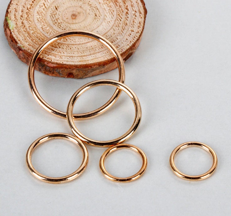 Metal O-Rings - Welded Metal Loops – Round Formed Rings – Gold Silver –  LightningStore