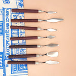 7 Pcs Oil Painting Palette Knife Set  - Canvas Painting Artist Knives For Oil Based and Acrylic Paints Create Textures and Effects