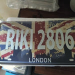 Custom License Plate Personalized Plate | Custom Car Tags with Text Picture Image | 6 x 12 Inch Personalized Aluminum Vanity License Plates