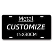 Custom License Plate Personalized Plate | Custom Car Tags with Text Picture Image | 6 x 12 Inch Personalized Aluminum Vanity License Plates