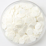400 Pcs Paillettes Sequins Flat Top Hole - 6 mm Gold Orange White Black Yellow Brown Blue Green Silver Purple