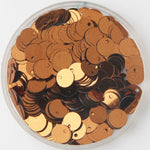 400 Pcs Paillettes Sequins Flat Top Hole - 6 mm Gold Orange White Black Yellow Brown Blue Green Silver Purple