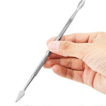 เครื่องมือแกะสลักดินเหนียว - การปั้นขี้ผึ้งเซรามิก - ชุดพายแกะสลัก 12 ชิ้น - งานอดิเรกงานศิลปะสบู่ - เครื่องมือแกะสลักขี้ผึ้งปลายคู่สแตนเลส