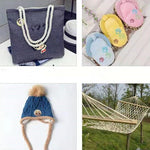เชือกฝ้ายธรรมชาติ - เชือกงานฝีมือนุ่ม - เชือกทำแมคราเม DIY - อุปกรณ์ทอผ้า ผูกปม เชือกบิดสำหรับทำเครื่องประดับลูกปัด งานแมคราเมงานฝีมือ