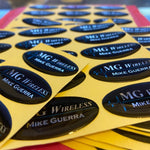 100 Custom Round Epoxy Stickers, Domed Stickers, Personalized Epoxy Labels, 3D Cabochon Stickers, Logo Epoxy Stickers, Small Epoxy Labels