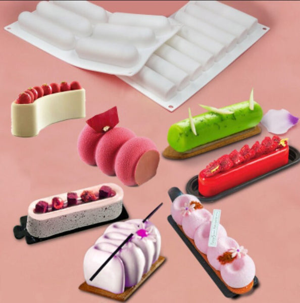 Dessert Silicone Mold - Cake Mould - 3d Mousse Mold - Baking Moule - Round Chocolate Mold - Fondant Baking Mold