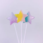 Star Cake Topper - Heart Cake Decorations - Seashell Mermaid Cake Topper - Balloon Cake Topper Baby Shower Kids Birthday Party Cake Cupcake
