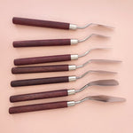 7 Pcs Oil Painting Palette Knife Set  - Canvas Painting Artist Knives For Oil Based and Acrylic Paints Create Textures and Effects