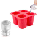 Shot Glass Mold - Cup Mold - Silicone Mold - Ice Maker Party Disposable Cup Mould Tray Ice Cream Soap Making Homemade Food Craft