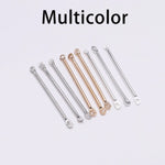 50 Earring connector - Dangle Earring Accessories - Earring Charms - Earring pendant - Bar Shape Jewelry Making Craft Supplies - Gold Silver