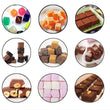 Matriță pătrată din silicon cu 126 de cavități, pentru copt, prăjituri brownie, patiserie, jeleu, cuburi de gheață, cremă, săpun, matriță pentru gheață, tavă pentru mâncare făcută acasă