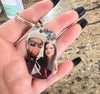 Personalized Photo Keychain, Custom Keyring, Your Picture Keychain, Stainless Steel Keychain, Durable Metal Key Chain, Nametag Luggage Tag
