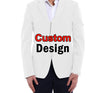 Personalized Suit - Custom Print Suit Jacket - Custom Blazer for Men with Logo Picture Text Background - Made to Order - Gift for Dad Husband Men - Mens Suit - Mens Coat