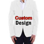 Personalized Suit - Custom Suit Jacket for Men - Custom Blazer with Logo Picture Text Background - Made to Order - Gift for Dad Husband Men - Mens Suit - Mens Coat