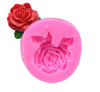 Rose Mold - Flower Resin Clay Mold - Silicone Rubber, Fondant, Chocolate, Soap, Wax, Decorating Tools Sugarcraft Cake, Polymer, Candy Baking