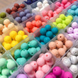 10mm Matte Kralen Pastel Multicolor Kauwgom Kralen, Ronde Acryl Losse Kralen, Matte Kauwgom Kralen, Chunky Kralen, Ronde Plastic Kralen