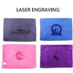 Custom Hand Towel - Personalized Hand Towel - Customized Image Logo Message - Sports Business Hotel Branding - Engraved Towel for Events