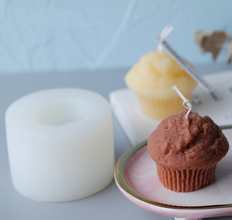 แม่พิมพ์ซิลิโคนมัฟฟิน แม่พิมพ์ขนมหวาน - แม่พิมพ์เทียนขี้ผึ้ง สบู่ทำมือ ปูนปลาสเตอร์ ดิน เครื่องประดับ ช็อกโกแลต ฟองดอง เค้ก ลูกกวาด ตกแต่ง