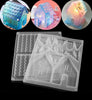3D House Mold For Candle Making Cake Chocolate Fondant Mousse Decoration Candle Plaster DIY Crafting Resin Moulds Soap Mold Polymer Clay