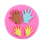 Hand Mold - Silicone Mould Resin Mold Polymer Clay - Soap Plaster Chocolate - Baby Hand - Fondant Cake Mold - Baking