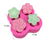 Flower Silicone Mold - Flower Soap Mould  - Chocolate Candy Fondant Cake Decoration Resin DIY  Soap Mold Polymer Clay DIY Crafting