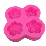 Flower Silicone Mold - Flower Soap Mould  - Chocolate Candy Fondant Cake Decoration Resin DIY  Soap Mold Polymer Clay DIY Crafting