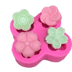 Flower Silicone Mold - Flower Soap Mould  - Chocolate Candy Fondant Cake Decoration Resin DIY  Soap Mold Polymer Clay DIY Crafting