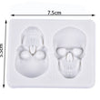 2D Skull Silicone Mold, Silicone Mold, Resin Mold, Cake Mold, Chocolate Mold, Soap Mold, Candle Plaster Decoration Tools, Polymer Clay