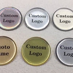100 Custom Round Epoxy Stickers, Domed Stickers, Personalized Epoxy Labels, 3D Cabochon Stickers, Logo Epoxy Stickers, Small Epoxy Labels