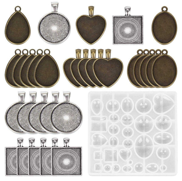 Oval Cabochon Silicone Mold - Cabochon Making - Gem Silicone Mold -  UV Resin Casting Clay  Jewelry Making - Embellishment Epoxy Art Crafts