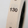 White Cream Clothing Size Labels - Woven Size Tag - T-Shirt Size Tabs - Folded Labels - XS S M L XL XXL 3XL 4XL - 70 80 90 100 110 120 130