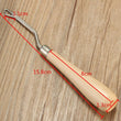 Houten Haak Gereedschap - Gebogen Haak - Houten Handvat - Tapijt Gereedschap - Tapijt Maken - 6,3 inch
