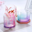 Pen Holder Storage Container Silicone Resin Mold - Pencil Cup Mold - Makeup Brush Holder Mold - Silicone Mold for Epoxy Resin - Vase Mold