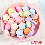 Star Heart Square Flower Cabochon - Matte Flatback  - Nail Art - Embellishments DIY Craft Supplies - Nail Hearts Tiny Hearts Scrapbooking